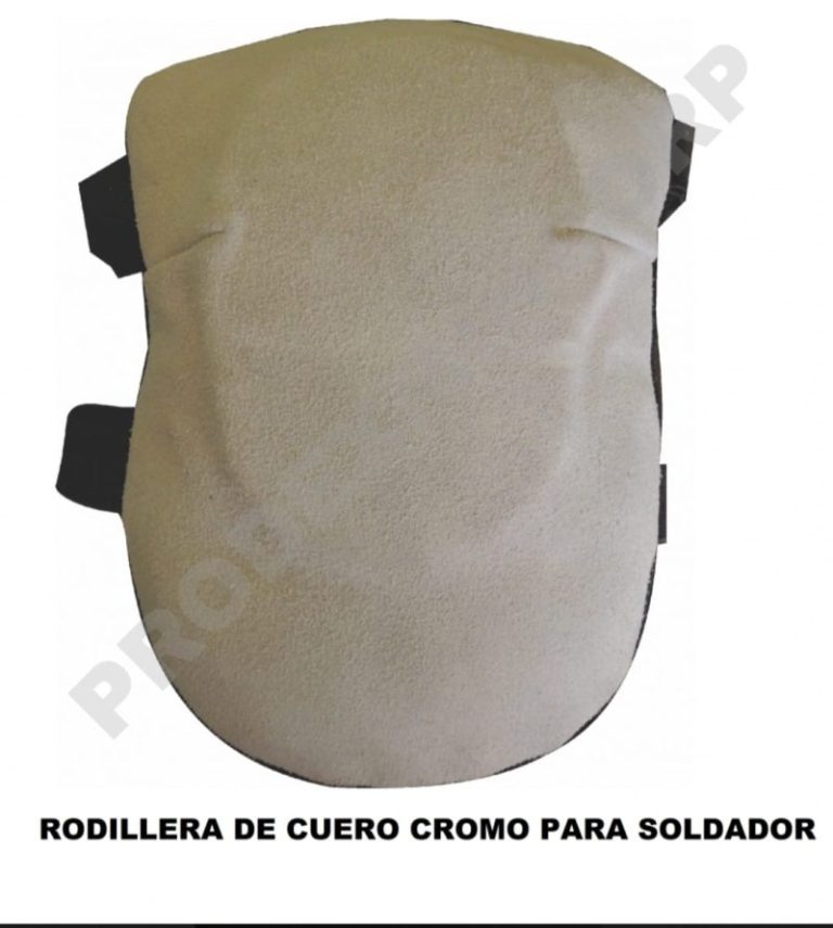 RODILLERA DE CUERO CROMO