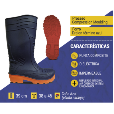 BOTA NITRO DIELÉCTRICA DE CAUCHO SEGUSA - Imagen 2